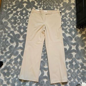 Cream Calvin Klein Dress Pants